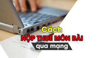 hướng dẫn nộp thuế môn bài qua mạng