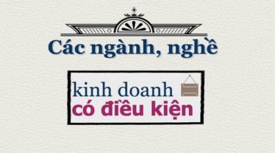 ngành nghề kinh doanh có điều kiện