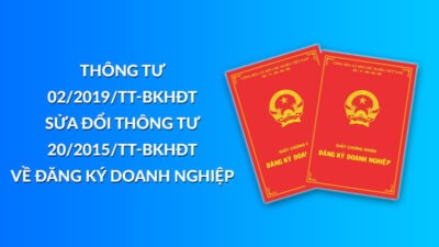 Thông tư 02/2019/TT-BKHĐT