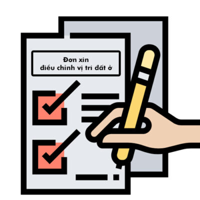 mẫu đơn xin điều chỉnh vị trí đất ở