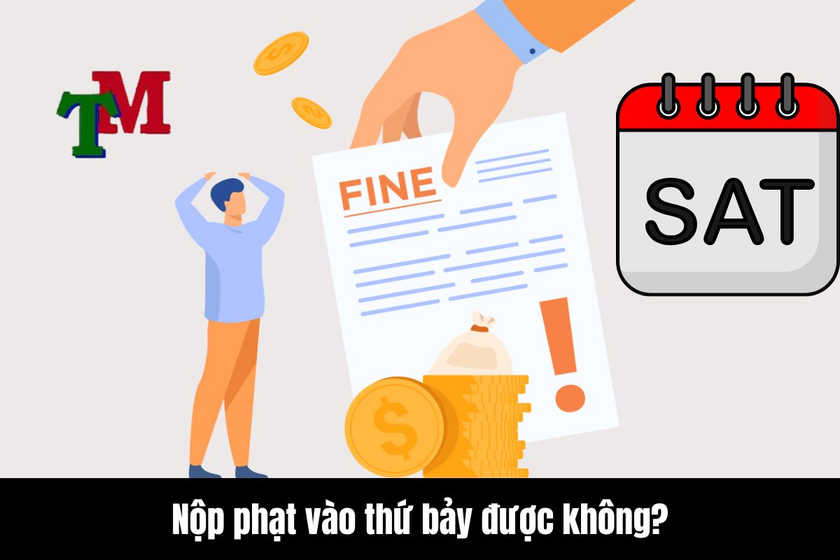 Có nộp phạt vi phạm giao thông vào thứ 7 được không