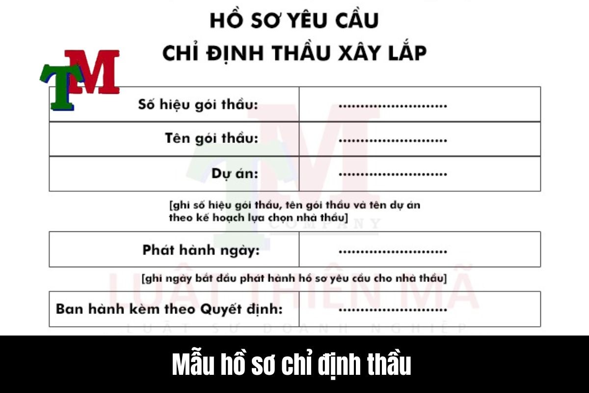Mẫu hồ sơ chỉ định thầu rút gọn chi tiết nhất - Download ngay 1 Mẫu hồ sơ chỉ định thầu