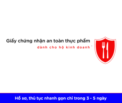 Giấy chứng nhận an toàn vệ sinh thực phẩm cho hộ kinh doanh