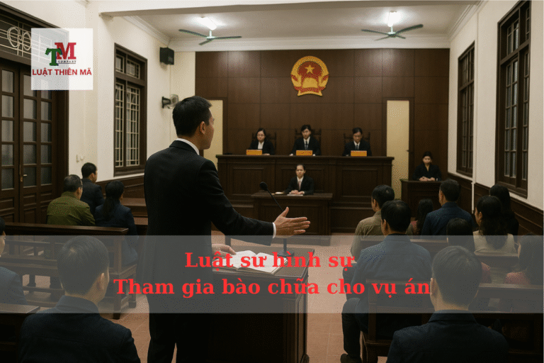 Luật sư hình sự - tham gia bào chữa cho vụ án - Luật Thiên Mã