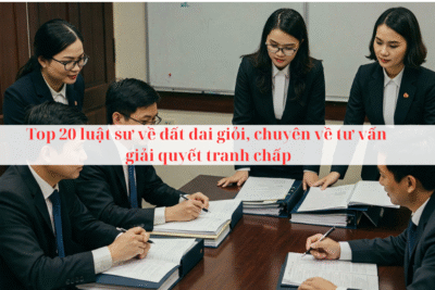 Top 20 luat su ve dat dai gioi chuyen ve tu van giai quyet tranh chap
