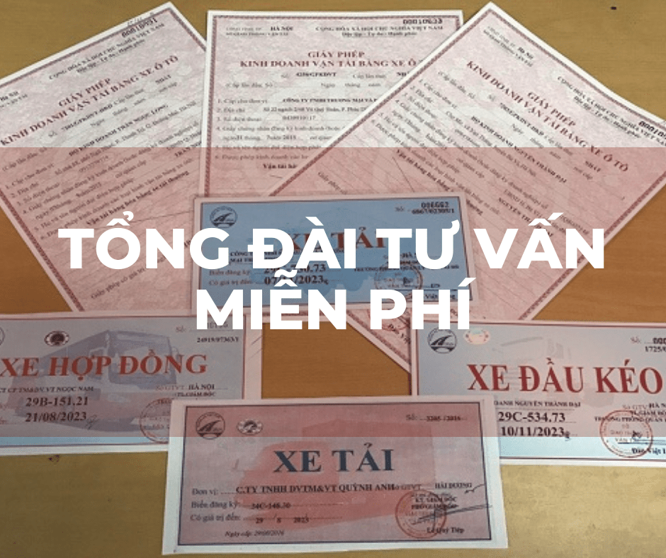 tổng đài 19006174 - tư vấn làm giấy phép kinh doanh vận tải bằng xe ô tô: xe hợp đồng, xe đầu kéo, xe tải