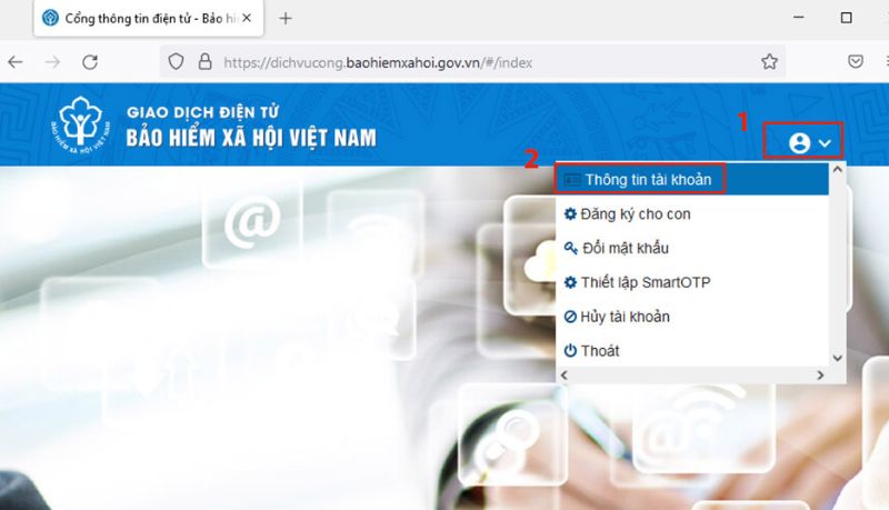 Bảo hiểm xã hội thành phố Thuận An – tư vấn luật BHXH Bình Dương 4 chon-thong-tin-tai-khoan