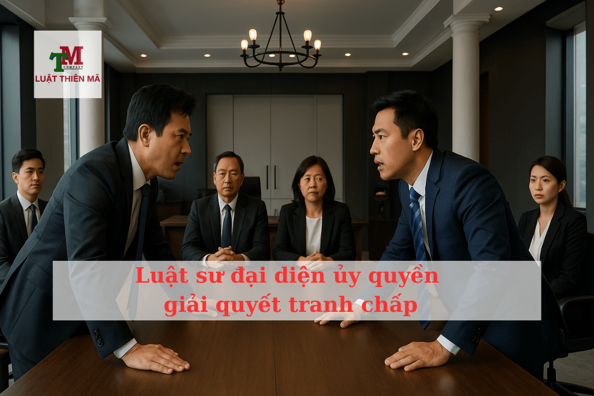 Dịch vụ thuê luật sư riêng cho doanh nghiệp - Công ty Luật Thiên Mã 2 Luật sư đại diện ủy quyền giải quyết tranh chấp - Luật Thiên mã