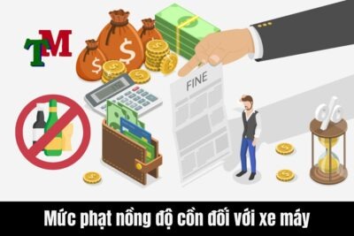 Mức phạt nồng độ cồn với xe máy mới nhất là bao nhiêu?