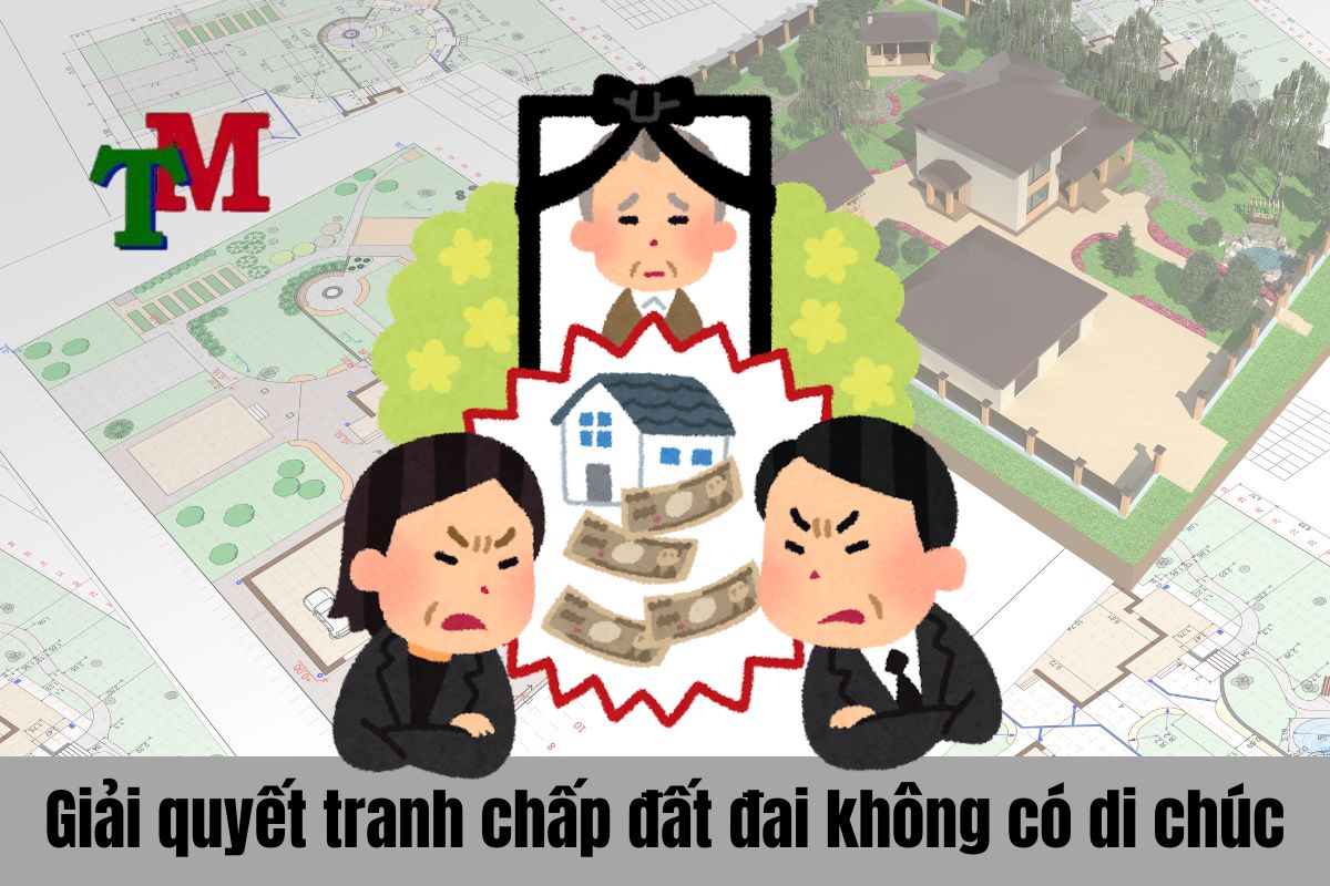 Giải quyết tranh chấp đất đai không có di chúc