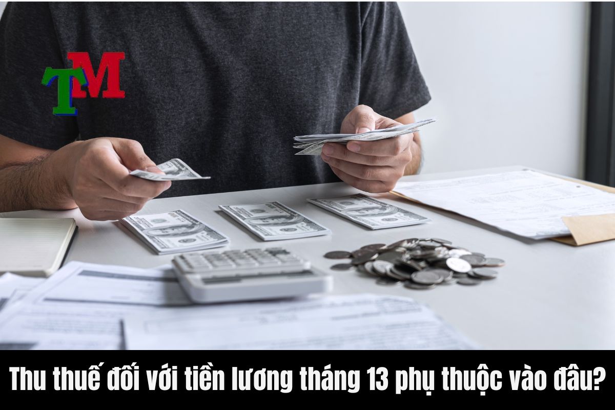 Tiền lương tháng 13 có tính thuế thu nhập cá nhân không? 2 Thu thuế đối với tiền lương tháng 13 phụ thuộc vào đâu?