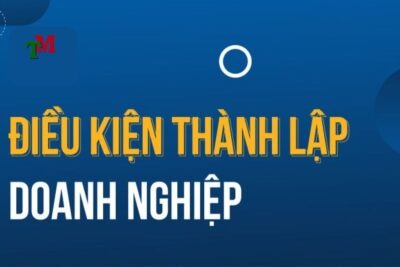 thành lập doanh nghiệp.