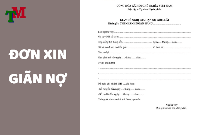 ĐƠN XIN GIÃN NỢ