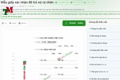 Giấy trả nợ cá nhân là gì? Mẫu giấy xóa nợ cá nhân mới nhất 2 anh des LTM 3 1