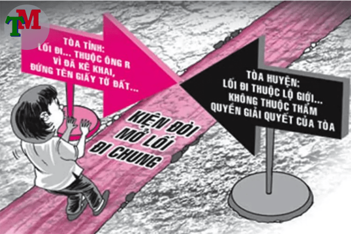 đòi lối đi chung