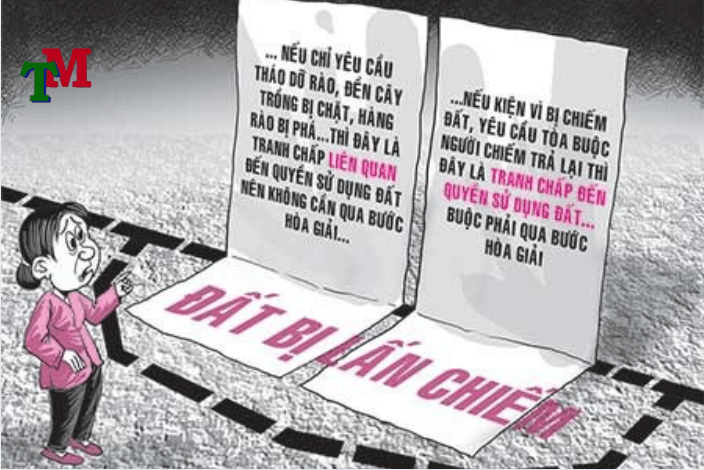 lấn chiếm đất