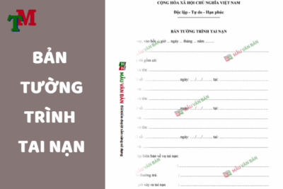 Bản tường trình tai nạn