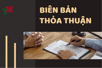 biên bản thỏa thuận