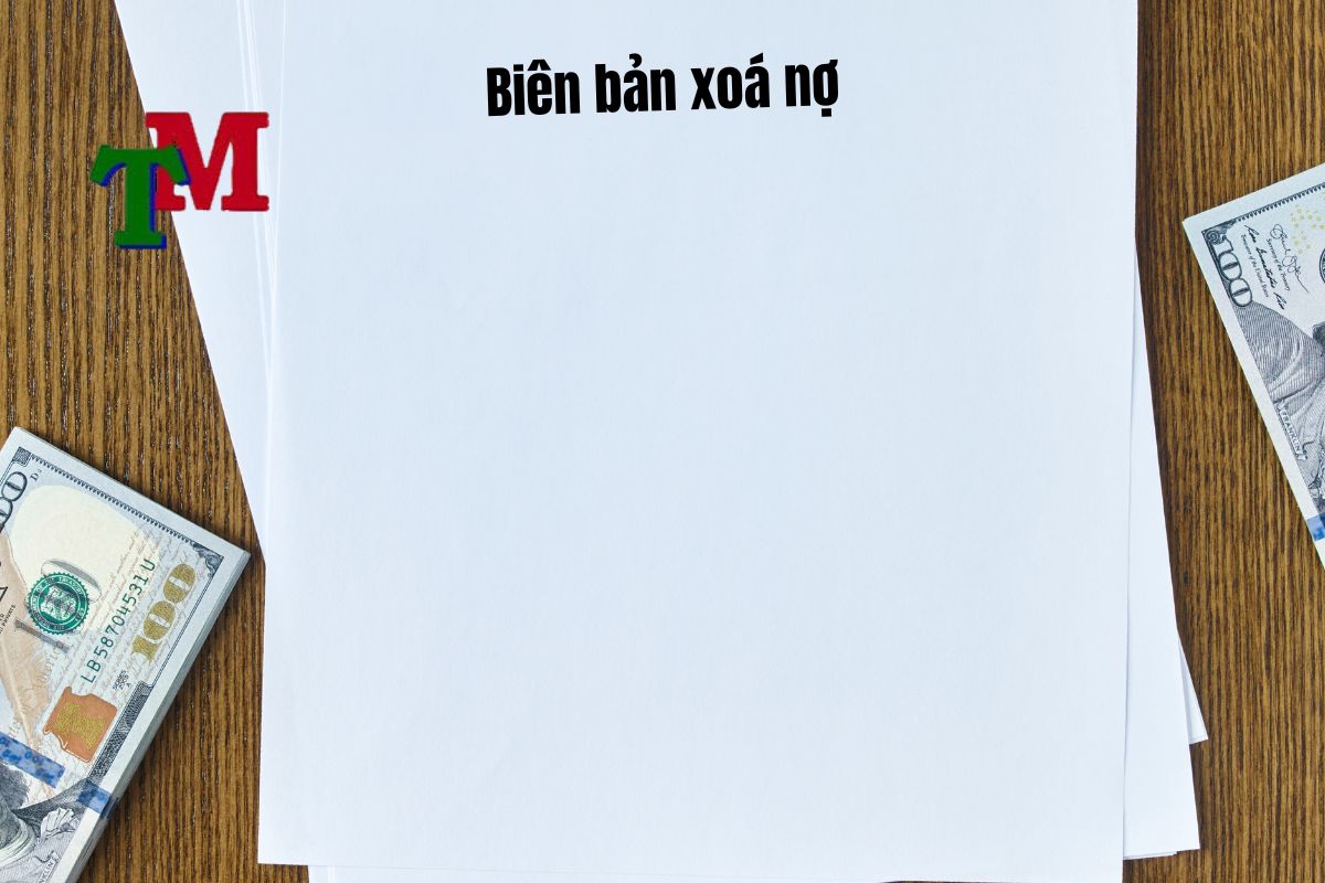Biên bản xóa nợ phải trả