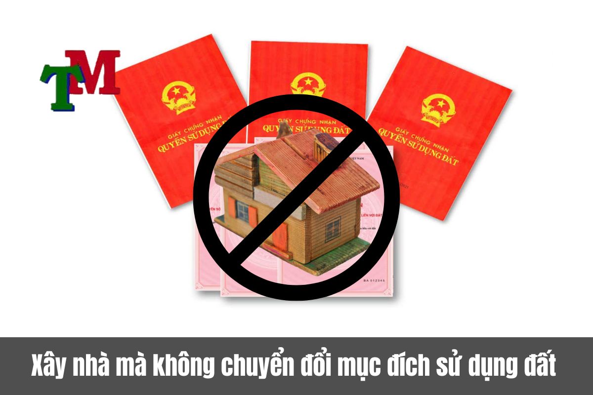 Có được xây nhà trên đất nông nghiệp trước, sau đó mới chuyển mục đích sử dụng đất hay không