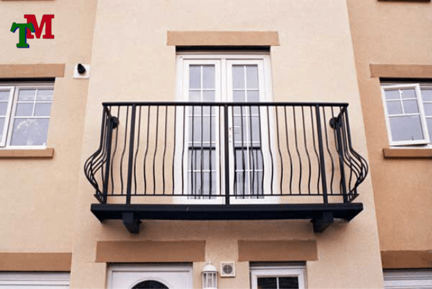 Xây nhà có được đua ban công không? 1 ban công