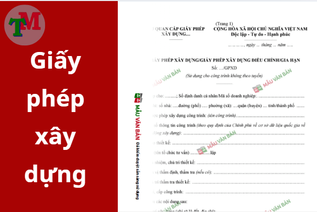 giấy phép xây dựng