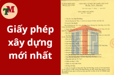 giấy phép xây dựng