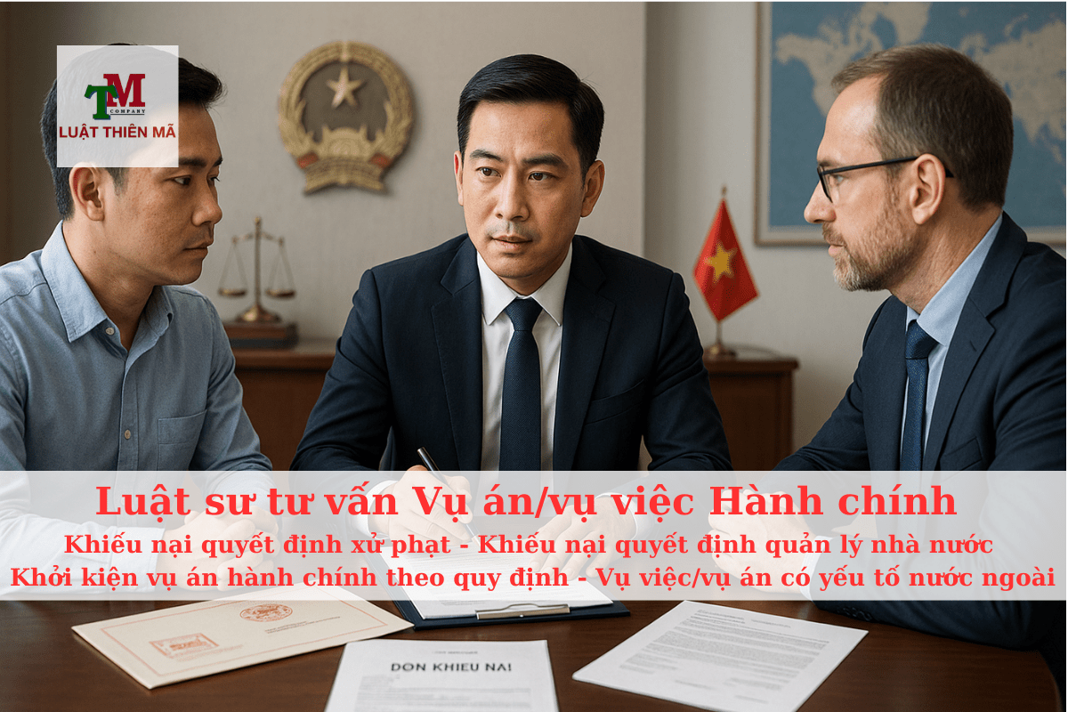 luật sư tư vấn vụ việc vụ án hành chính