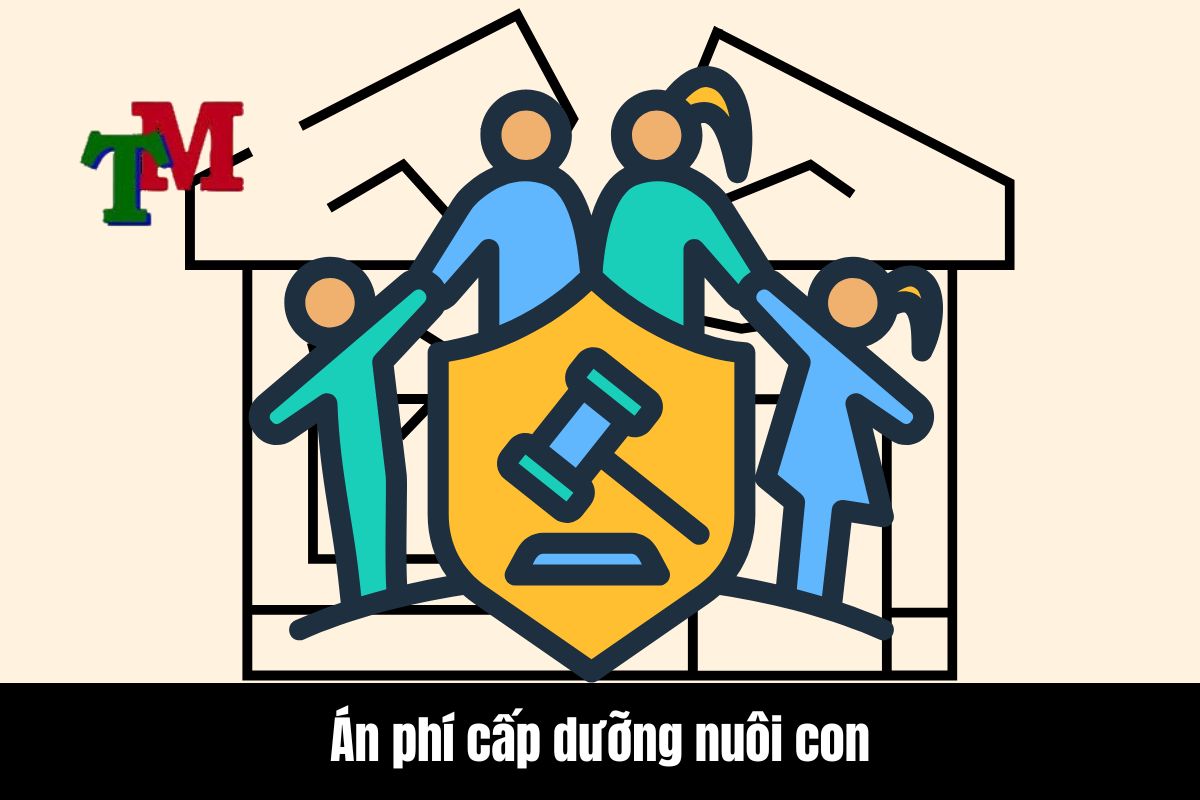 Án phí cấp dưỡng nuôi con