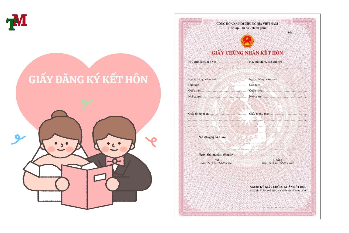 Hướng dẫn đầy đủ về các bước đăng ký kết hôn mới nhất theo quy định pháp luật 1 GIAY DANG KY KET HON 1