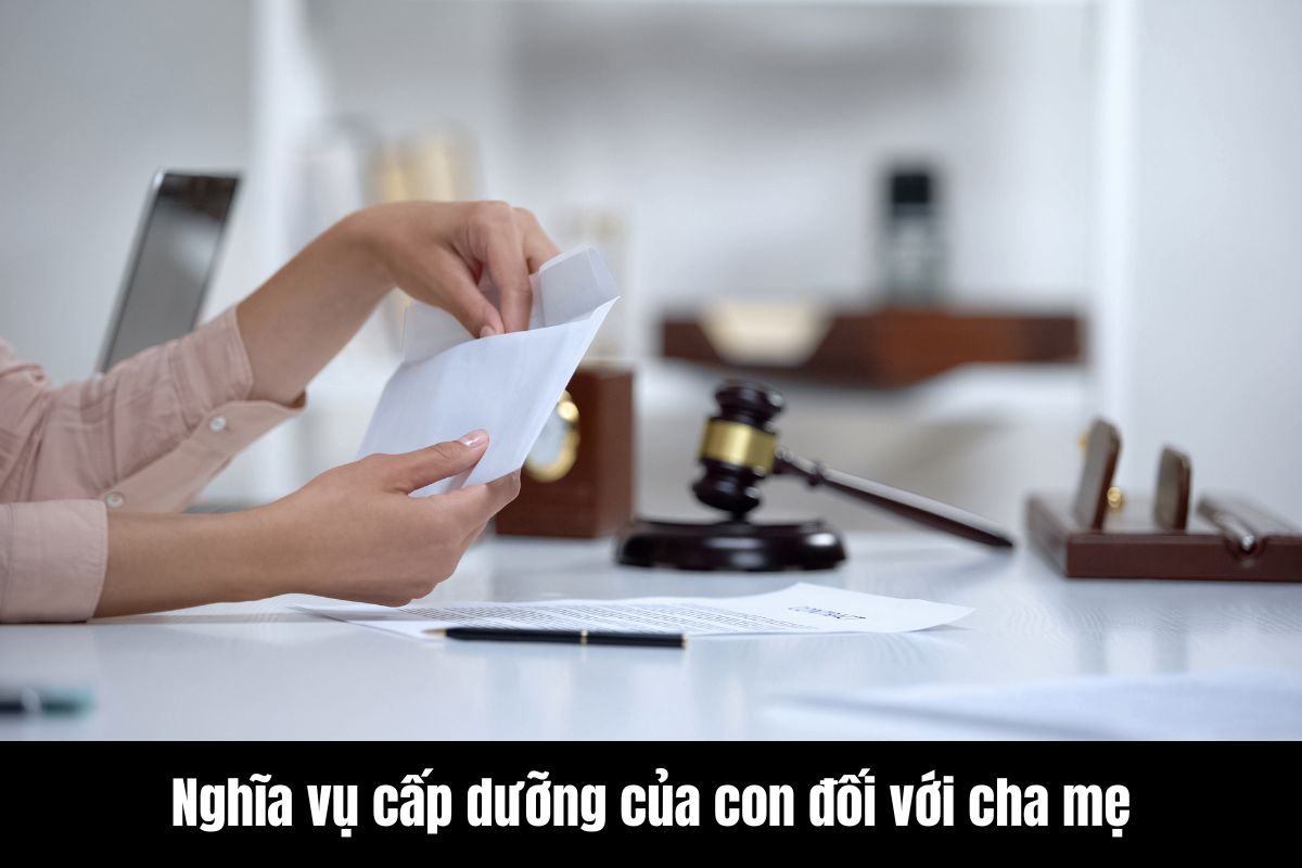 Nghĩa vụ cấp dưỡng của con đối với cha mẹ