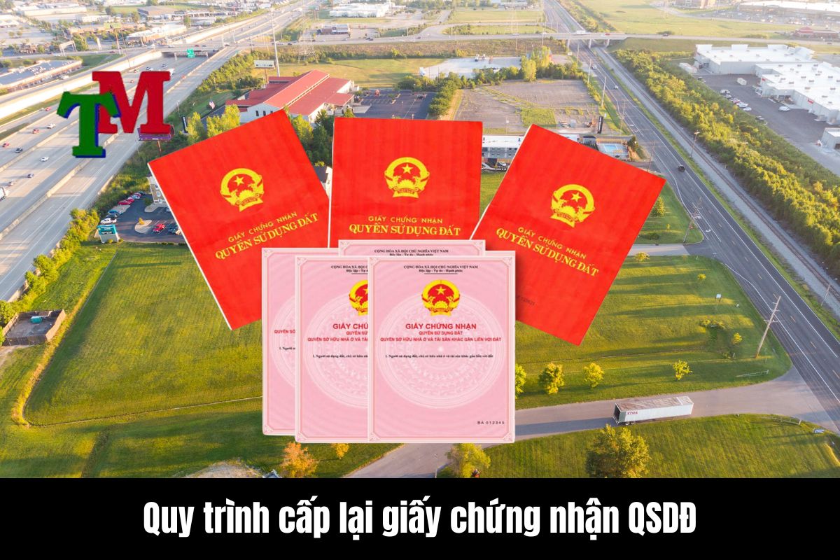 Quy trình cấp lại giấy chứng nhận quyền sử dụng đất