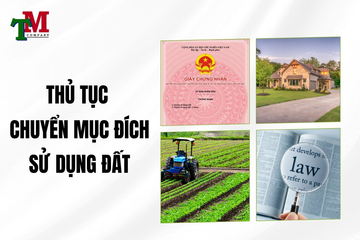 thủ tục chuyển mục đích sử dụng đất