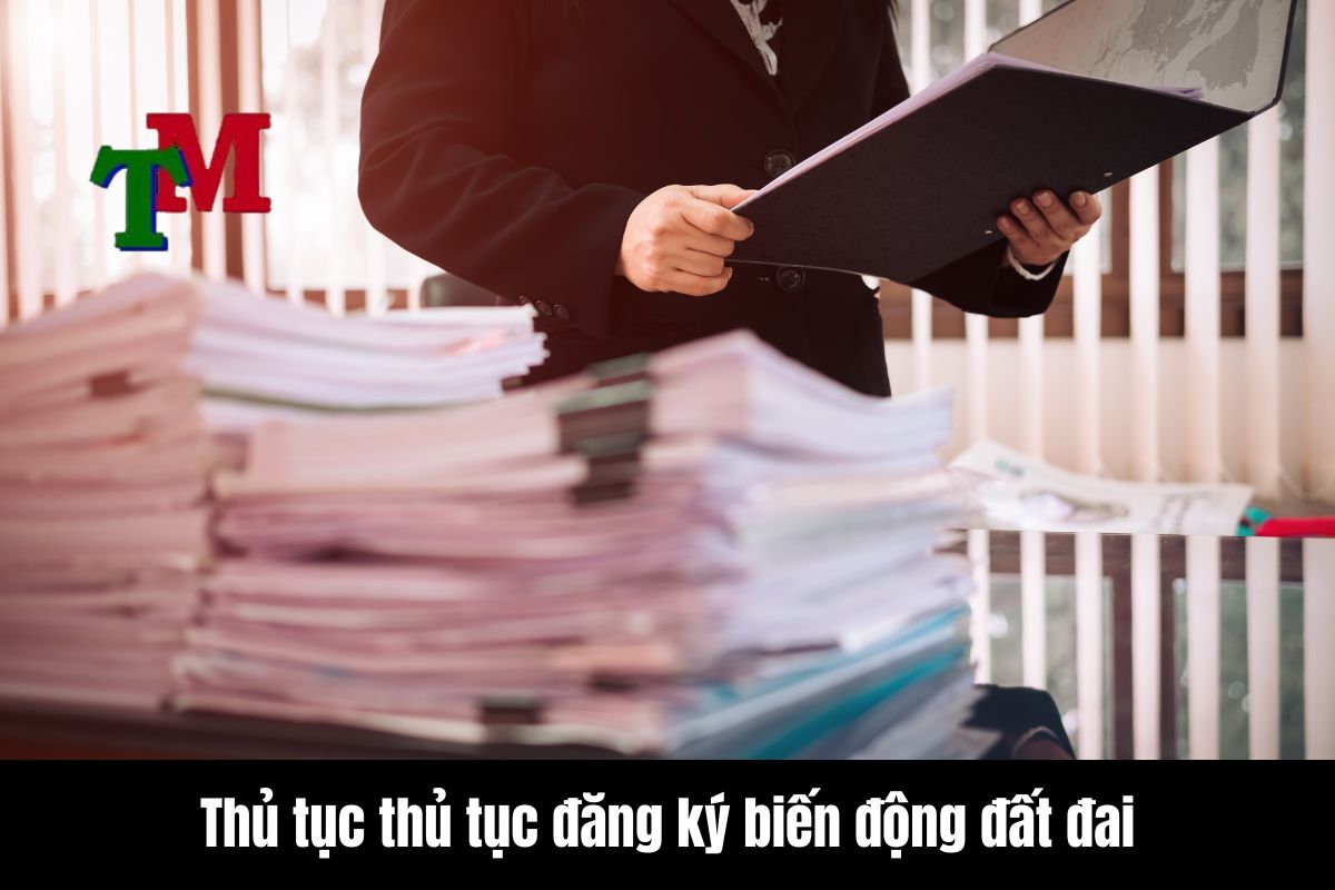 Hồ sơ đăng ký biến động đất đai 2 Thủ tục thủ tục đăng ký biến động đất đai