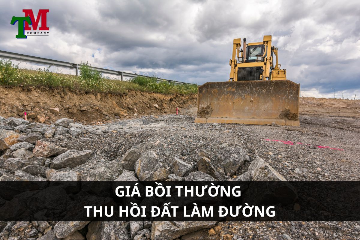 giá bồi thường khi thu hồi đất làm đường