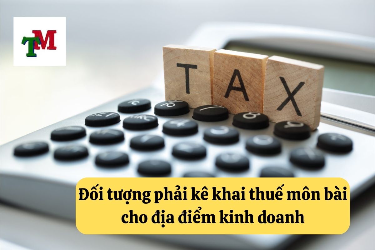 1. ke khai thue mon bai cho dia diem kinh doanh 2