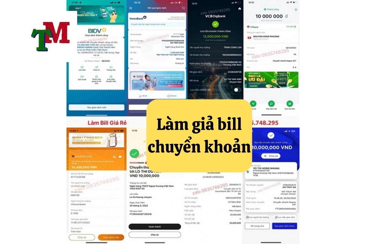 18. lam gia bill chuyen khoan