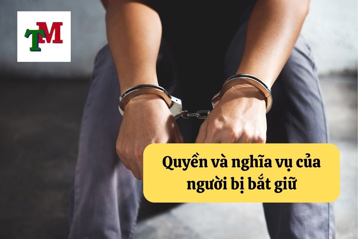 Bắt giữ người trong trường hợp khẩn cấp: 5 quy định pháp luật cần biết 3 Quyền và nghĩa vụ của người bị bắt giữ