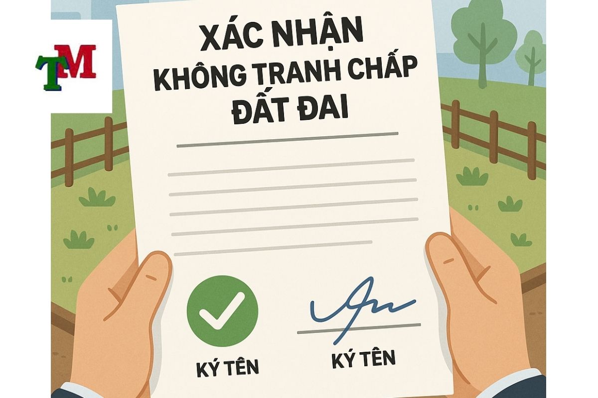 Thủ tục xác nhận tình trạng không có tranh chấp quyền sử dụng đất theo quy định pháp luật về đất đai 1 Thủ tục xác nhận tình trạng không có tranh chấp quyền sử dụng đất theo quy định pháp luật về đất đai