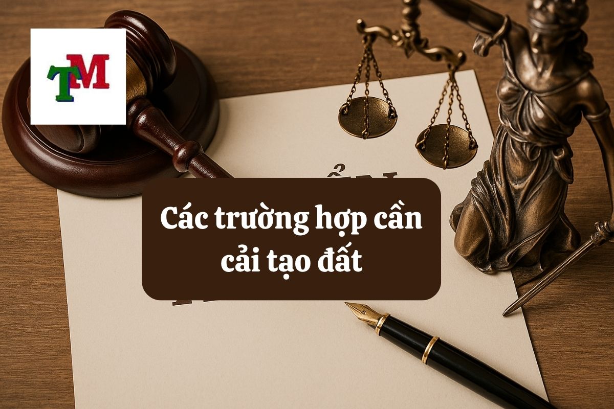 6 Quy định pháp luật về cải tạo đất, sử dụng và phục hồi đất sau thu hồi 2 2 trường hợp cần cải tạo đất