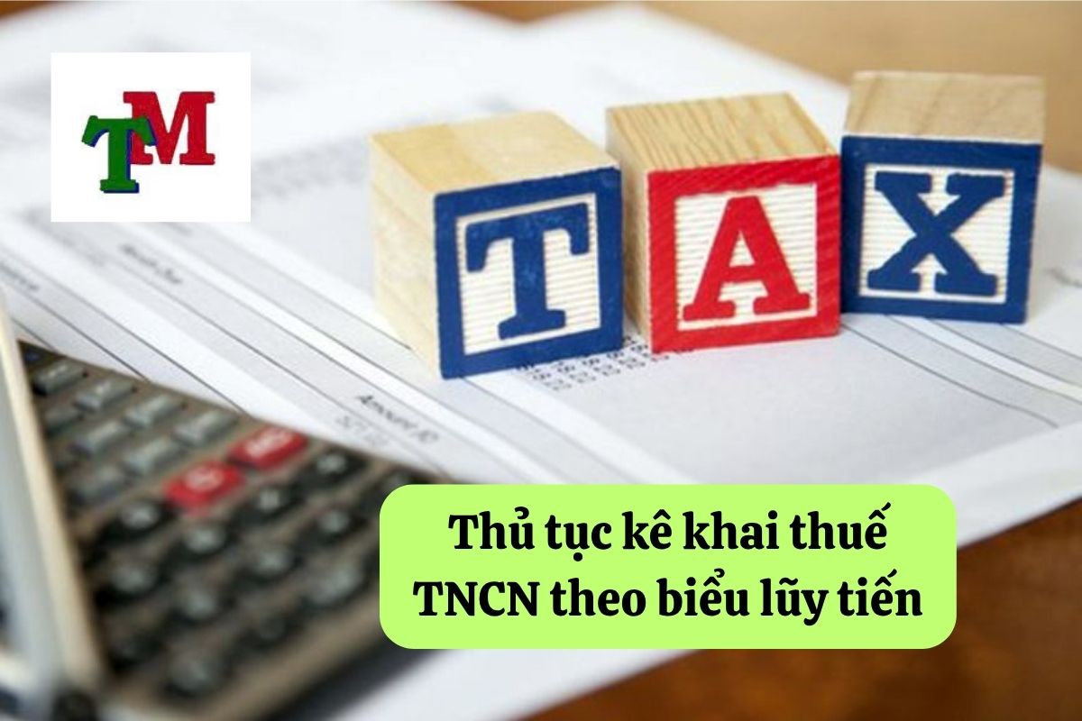 Thủ tục kê khai thuế TNCN theo biểu lũy tiến