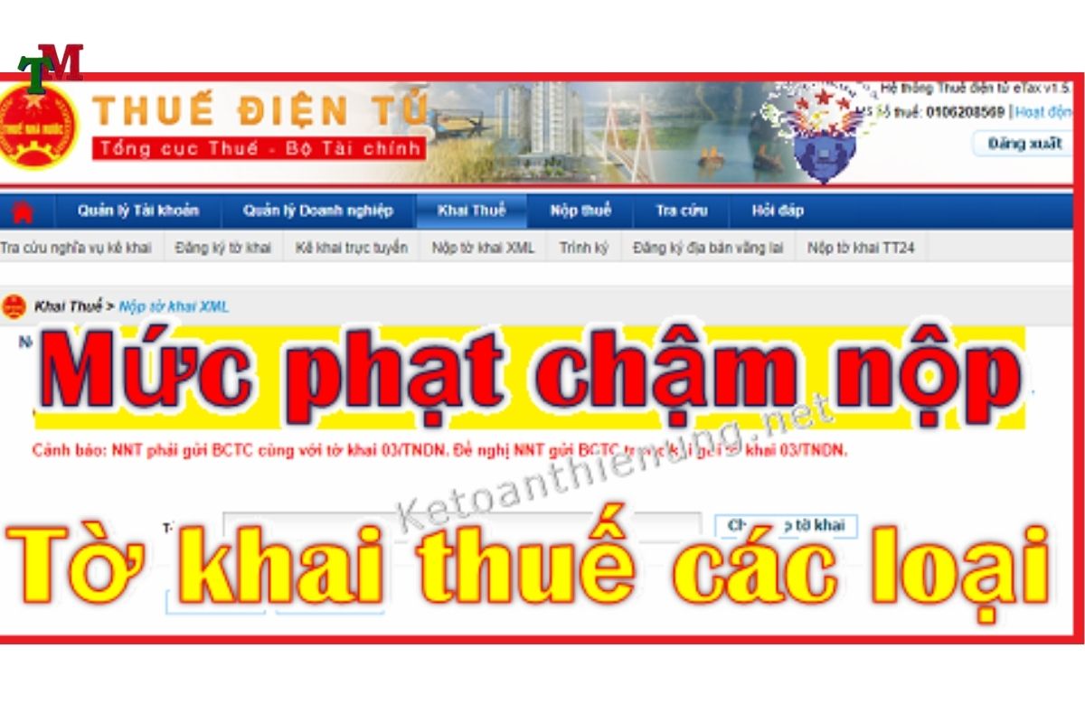 CHAM NOP TO KHAI THUE