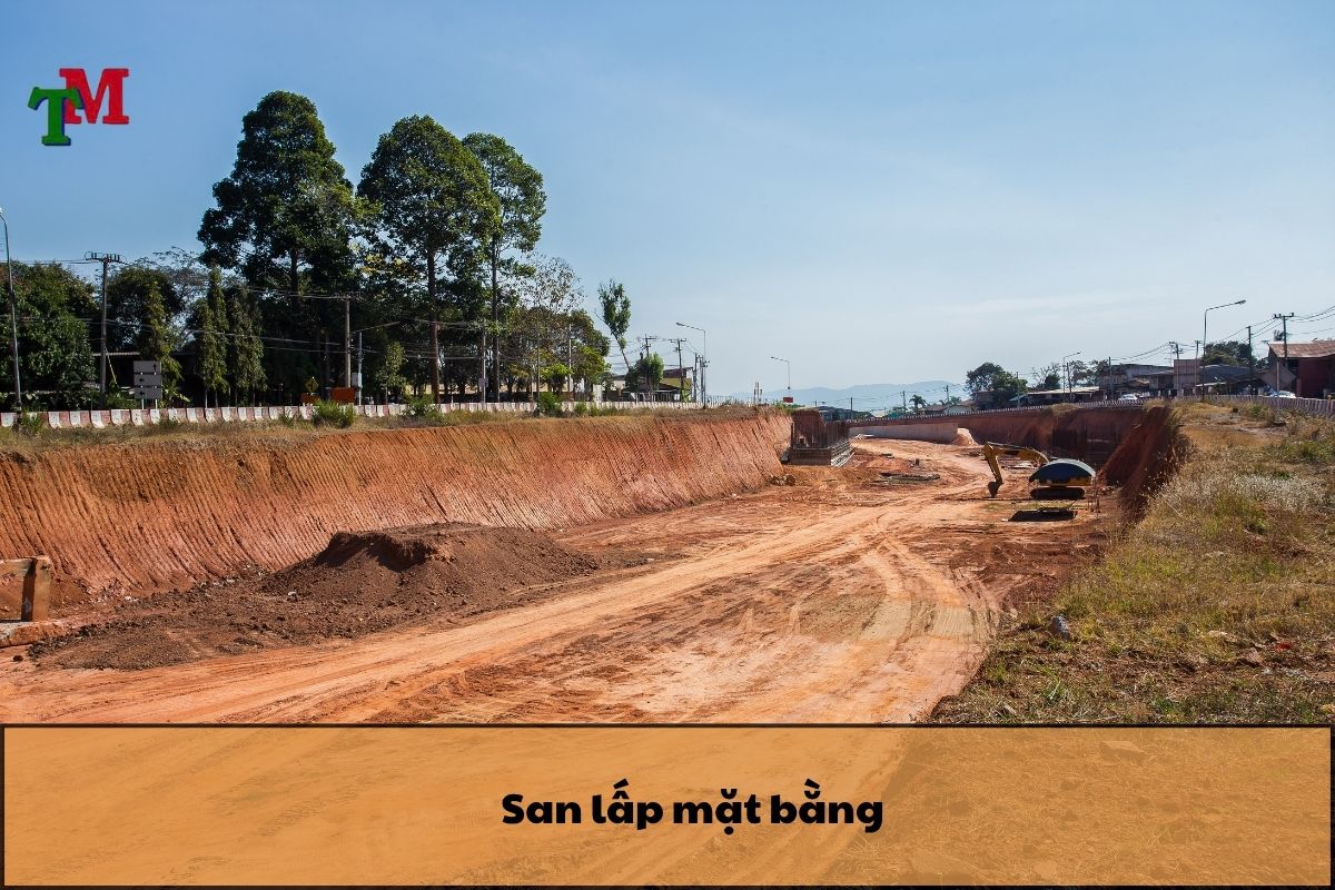 Quy trình thi công và nghiệm thu công trình san lấp mặt bằng chuẩn pháp lý 1 Cong trinh san lap mat bang 1