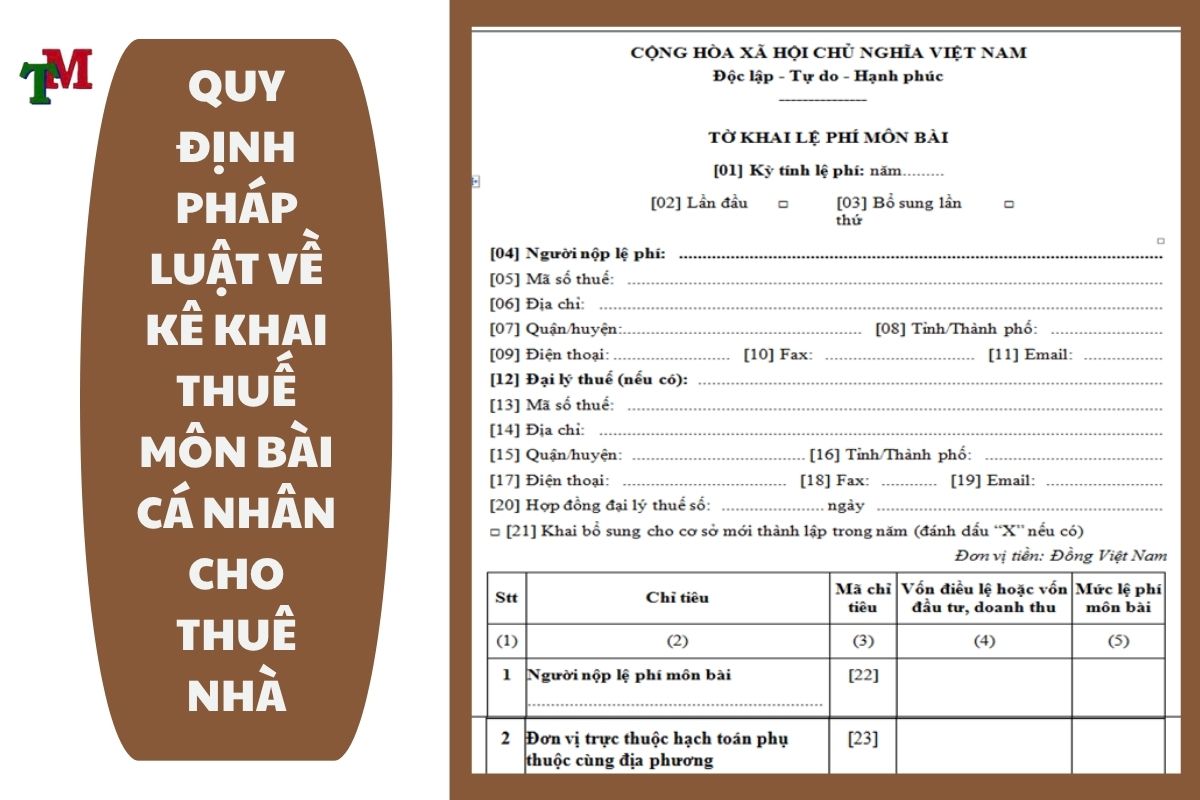 KE KHAI THUE MON BAI CA NHAN CHO THUE NHA