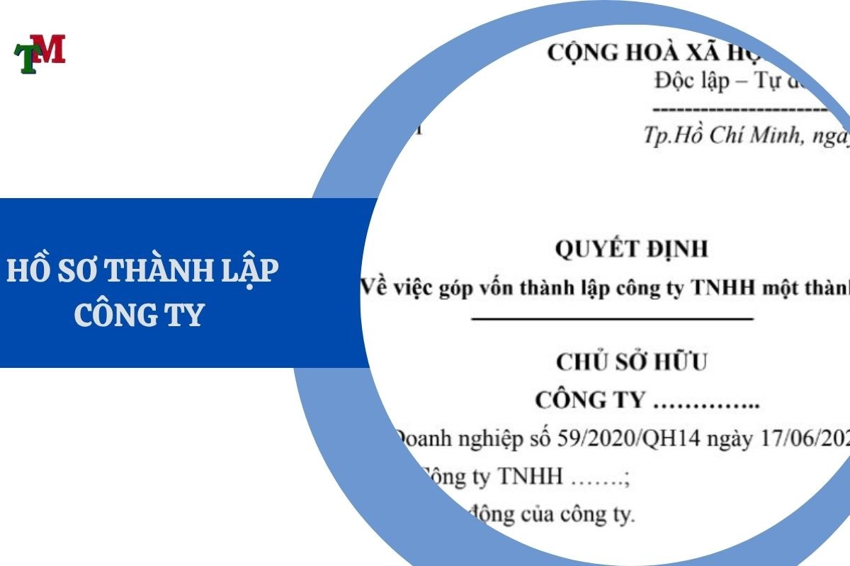 QUYET DINH THANH LAP DOANH NGHIEP