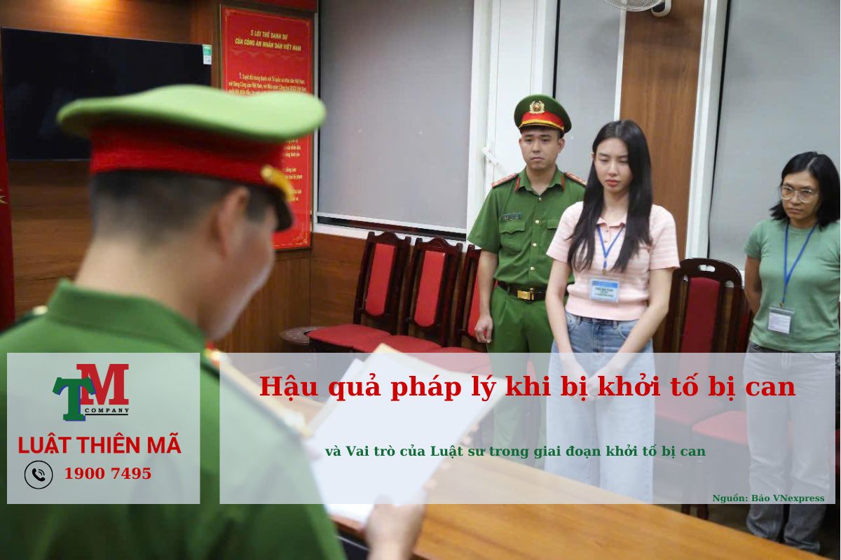 Khởi tố bị can là gì? Quy trình, căn cứ và quyền của người bị khởi tố 3 Hậu quả pháp lý khi bị khởi tố bị can