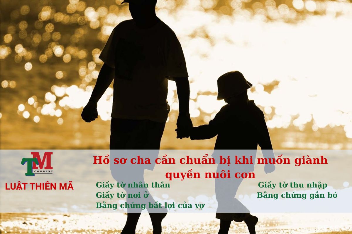 Hồ sơ cha cần chuẩn bị khi muốn giành quyền nuôi con