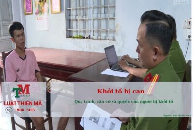 Khởi tố bị can