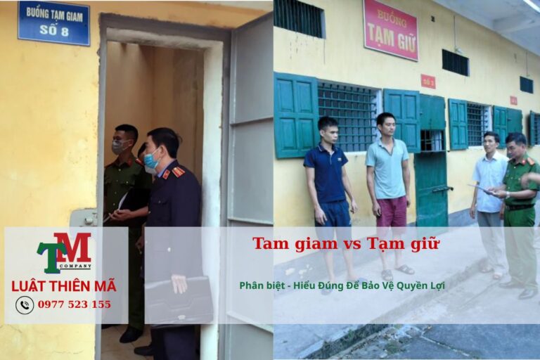 Phân biệt Tam giam và Tạm giữ