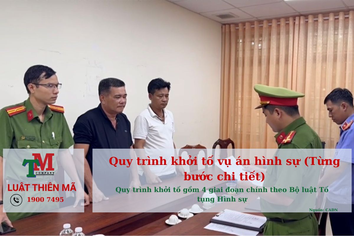Quy trình khởi tố vụ án hình sự